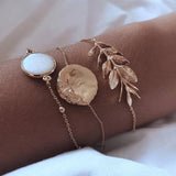 30 Styles Mix Lotus Shell Turtle Heart Wave LOVE Crystal Marble Stone Bracelets for Women Boho Tassel Bracelet Jewelry Wholesale