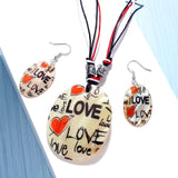 ZOSHI Fashion Jewelry Set 2019 Leather Chain Enamel Shell Necklace Earrings Bracelet Jewelry Sets Summer Bridal Jewelry Sets