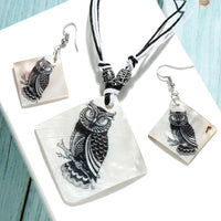 ZOSHI Fashion Jewelry Set 2019 Leather Chain Enamel Shell Necklace Earrings Bracelet Jewelry Sets Summer Bridal Jewelry Sets