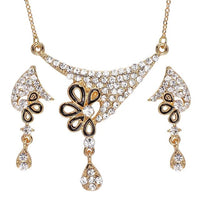 Dubai Gold Jewelry Sets Nigerian Wedding African Beads Crystal Bridal Jewellery Set Rhinestone Ethiopian Jewelry parure