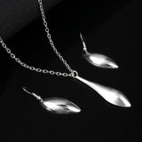 Fashion Silver Jewelry Sets Pendant & Necklaces Drop Earrings For Women Sets Free Shipping Jewelry Sets Wedding Party Set