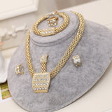 ZOSHI Exquisite Dubai gold Jewelry Set Wholesale Luxury Nigerian Woman Wedding Fashion African Beads Jewelry Set Costume Design