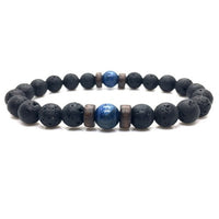 Men Bracelet Natural Moonstone Bead Tibetan Buddha Bracelet chakra Lava Stone Diffuser Bracelets Men Jewelry gift Drop Shipping